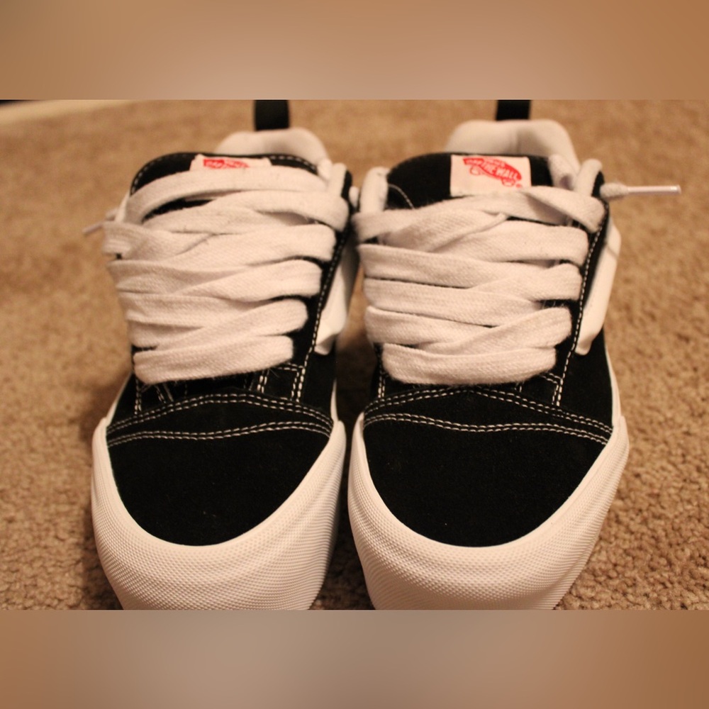 Vans Knu Stack Skate Shoe - Black 5.5 M